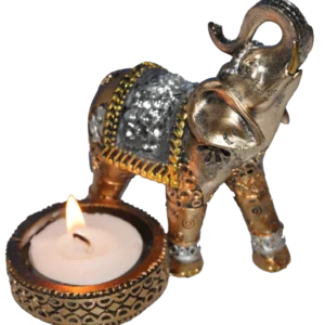 photophore éléphant de la marque SANDY. Réf. ROZ109A.