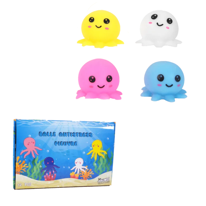 pieuvres anti-stress de la marque SANDY. Réf. TDD165.