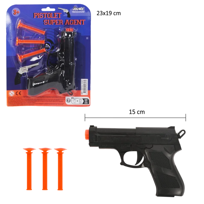 pistolet 3 flèches de la marque SANDY. Réf. TDT134.