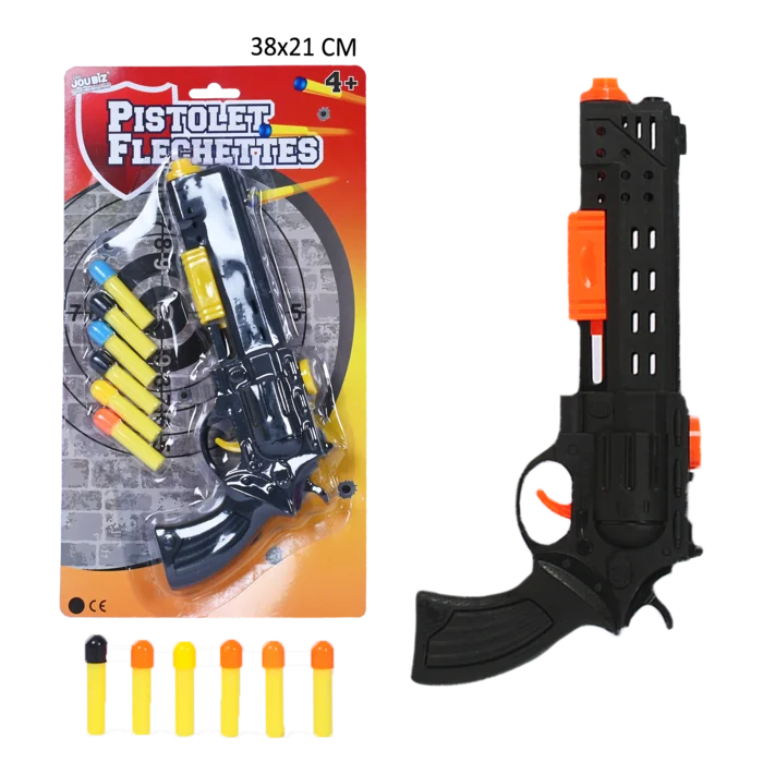 pistolet 6 flèches de la marque SANDY. Réf. TUN181.