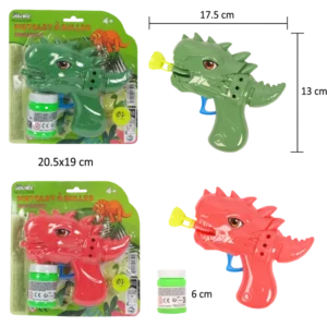 pistolet à bulles dinosaure de la marque SANDY. Réf. TDT151.