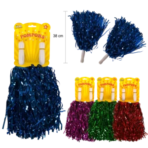 pompons métallisées 4ass de la marque SANDY. Réf. TDT1017.