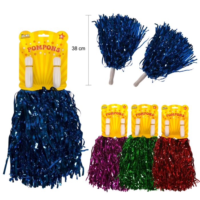 pompons métallisées 4ass de la marque SANDY. Réf. TDT1017.