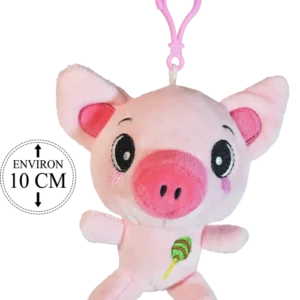 porte clé cochon 10 cm de la marque SANDY. Réf. PUN285KC.