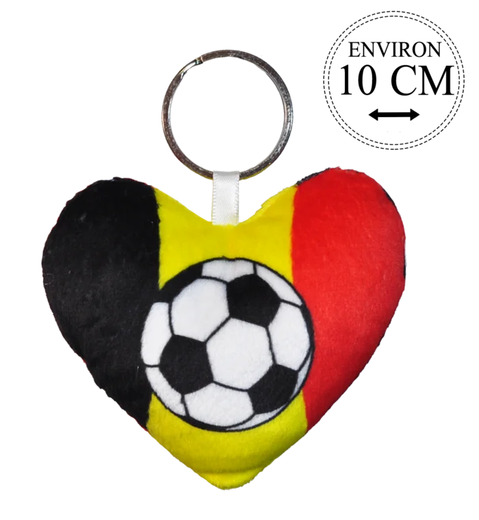 porte clé foot belge 10 cm de la marque SANDY. Réf. PUH550-10KC.