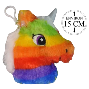 porte clé tête licorne 15 cm de la marque SANDY. Réf. PUN187KC.