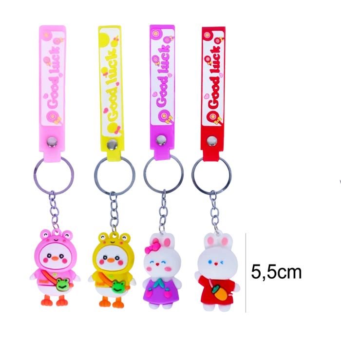 porte clés animaux fantaisie avec bracelet 4ass) de la marque SANDY. Réf. PCDC103.