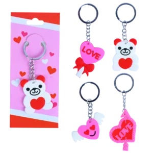 porte clés cœur 4ass de la marque SANDY. Réf. PCDQ125.