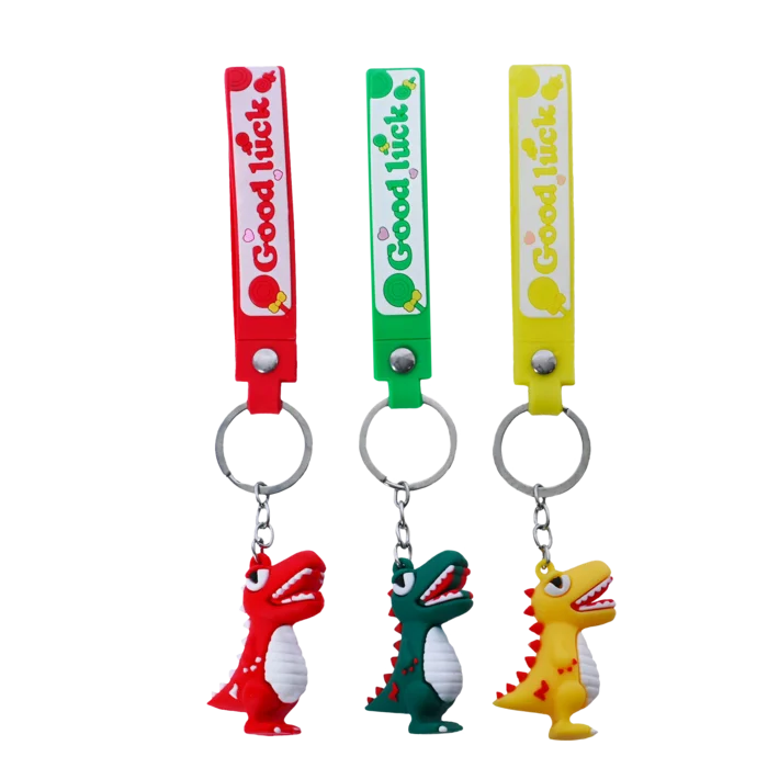 porte clés dinosaure avec bracelet 3ass de la marque SANDY. Réf. PCDC102.