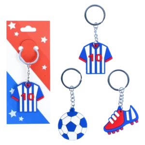 porte clés foot 3ass de la marque SANDY. Réf. PCDQ123.