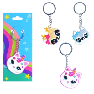 porte clés tête animal mignon 3ass de la marque SANDY. Réf. PCDQ122.