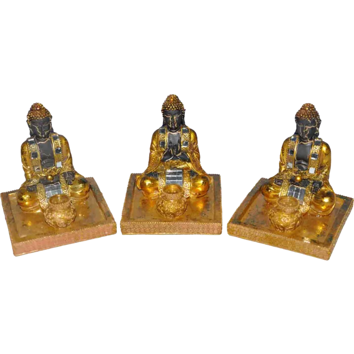 porte encens bouddha de la marque SANDY. Réf. ROZ142A.