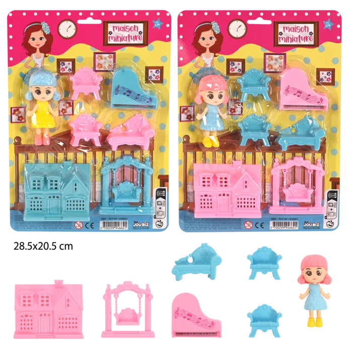 poupée kit maison de la marque SANDY. Réf. TDT107.