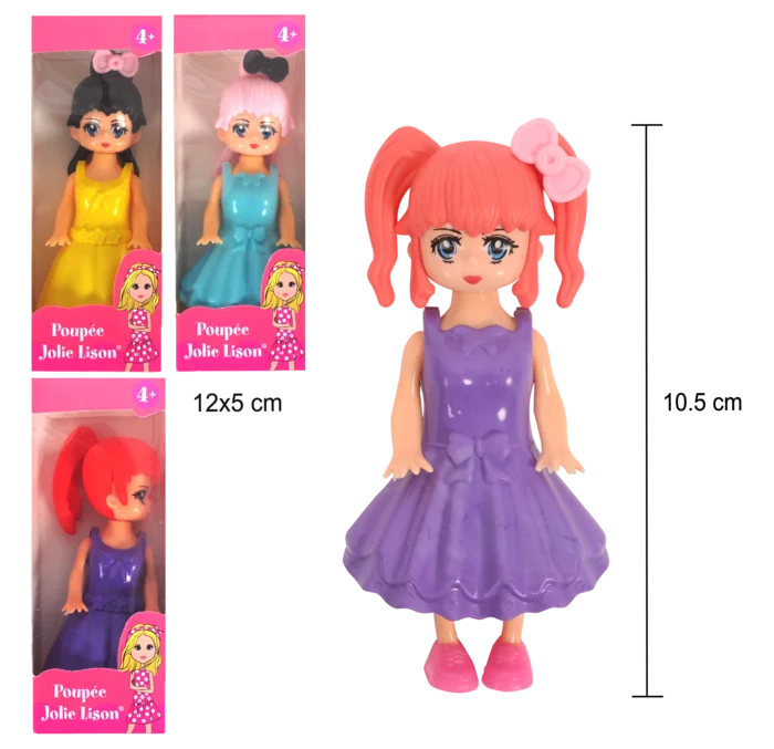 poupées assorties de la marque SANDY. Réf. TDT114.