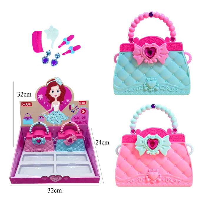 sac avec bijoux et accessoires de la marque JOUKALI. Réf. TDC234.