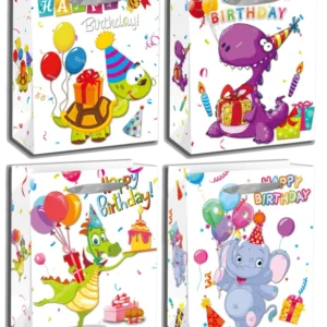 sac papier 32x26x10 cm happy birthday de la marque SANDY. Réf. SUH300.
