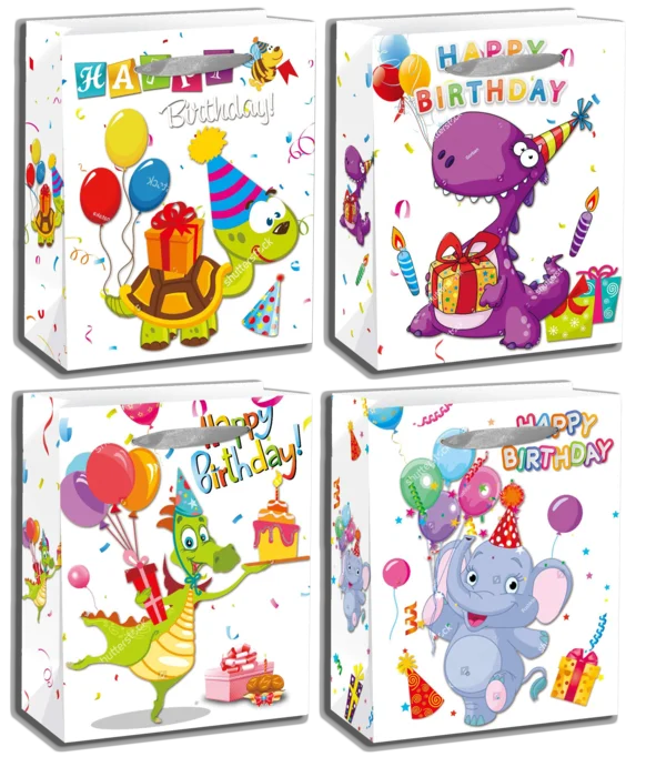 sac papier 32x26x10 cm happy birthday de la marque SANDY. Réf. SUH300.