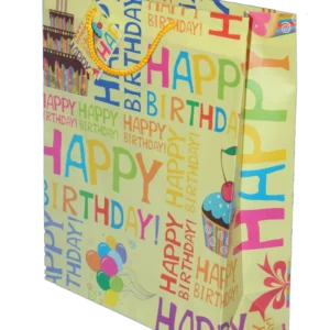 sac pvc happy birthday 32x26x10 cm de la marque SANDY. Réf. SUD240.