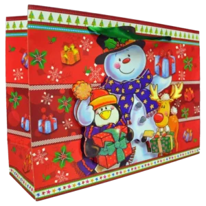 sac relief décor Noël 15,5x12x7 cm de la marque SANDY. Réf. S77221.