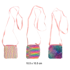 sac sequins 10,5x10,5 cm 3ass de la marque SANDY. Réf. DDT1003.