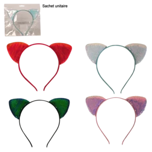 serre tête sequins 4ass de la marque SANDY. Réf. DDT1006.