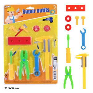 set 4 outils et accessoires de la marque SANDY. Réf. TDT120.