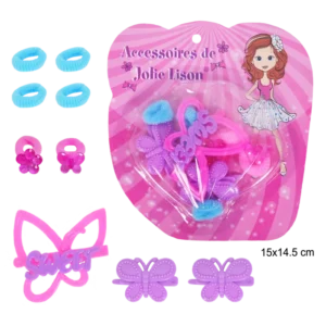 set accessoires cheveux de la marque SANDY. Réf. BDT105.