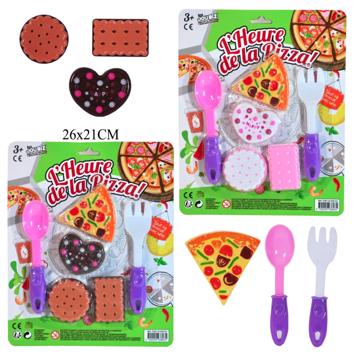 set pizza et gâteaux de la marque SANDY. Réf. TUN118.