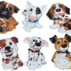 statuette chien de la marque SANDY. Réf. RUD871.