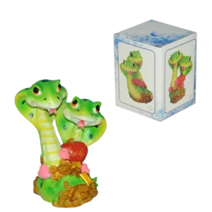 statuette serpents de la marque SANDY. Réf. RUD882.