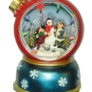 sujet de Noël forme boule de la marque SANDY. Réf. NVUD1028LM.