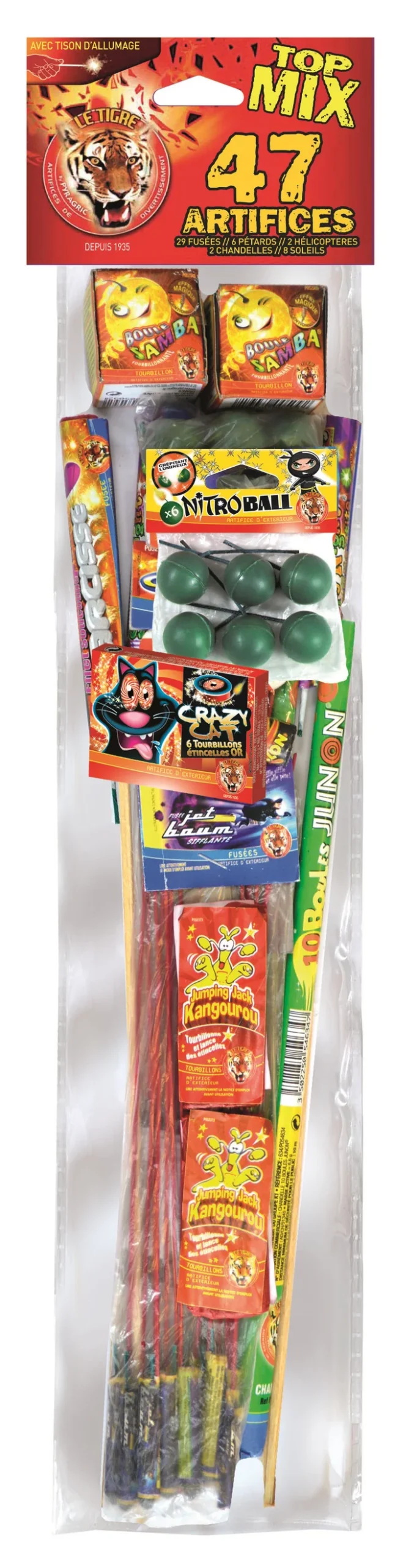 top mix 47 artifices de la marque nan. Réf. P154429.