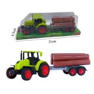 tracteur avec remorque à friction de la marque SANDY. Réf. TDC225.