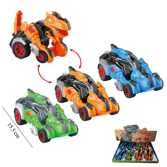 voiture dinosaure de la marque JOUKALI. Réf. TDC248.