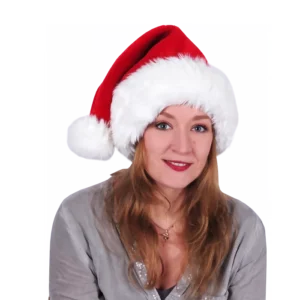 BONNET NOEL ADULTE PELUCHE EPAISSE