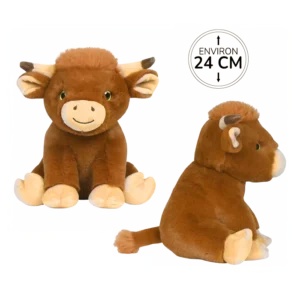 PELUCHE VACHE LIMOUSINE 24CM
