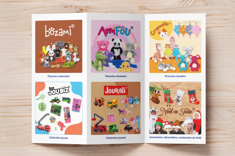 photo du dernier catalogue produit de Sandy