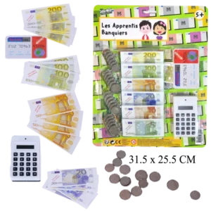 set monnaie l'apprenti banquier de la marque SANDY. Réf. TUN107