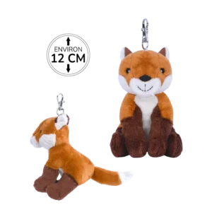 PELUCHE PORTE CLES RENARD 12CM