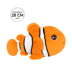 PELUCHE POISSON CLOWN 28CM