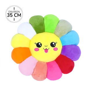 PELUCHE FLEUR MULTICOLORE