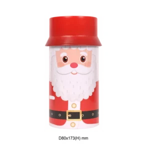 boîte père Noël en métal de la marque SANDY. Réf. DDT310.