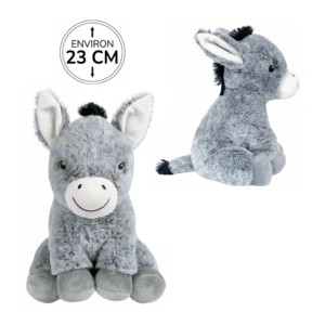 PELUCHE ANE GRIS ASSIS 23CM