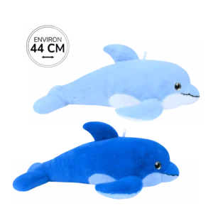 PELUCHE DAUPHIN 2ASS 44CM