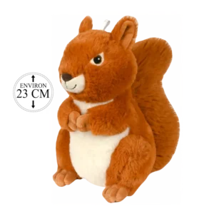 PELUCHE ECUREUIL 23CM