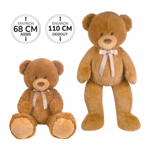 PELUCHE OURS 110CM