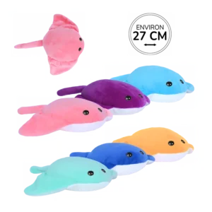 PELUCHE RAIE 6ASS 27CM