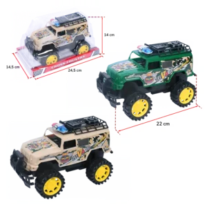VOITURE 4x4 22CM STYLE SAFARI 2ASS