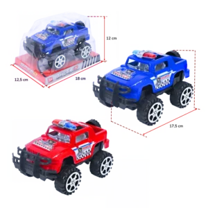VOITURE 4x4 POLICE 18CM 2ASS