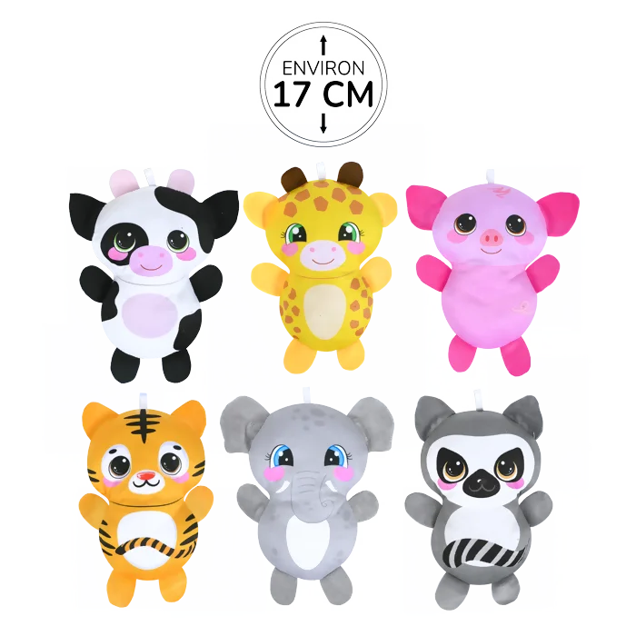 assortiment de Peluches animaux marque Sandy